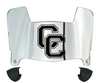 Central Connecticut Blue Devils Mini Football Helmet Visor Shield w/ Clips - PICK VISOR & LOGO COLOR