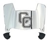 Central Connecticut Blue Devils Mini Football Helmet Visor Shield w/ Clips - PICK VISOR & LOGO COLOR