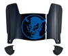 Central Connecticut Blue Devils Mini Football Helmet Visor Shield w/ Clips - PICK VISOR & LOGO COLOR