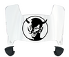 Central Connecticut Blue Devils Mini Football Helmet Visor Shield w/ Clips - PICK VISOR & LOGO COLOR