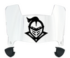 Central Florida Knights Mini Football Helmet Visor Shield w/ Clips - PICK VISOR & LOGO COLOR