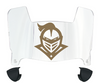 Central Florida Knights Mini Football Helmet Visor Shield w/ Clips - PICK VISOR & LOGO COLOR