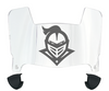 Central Florida Knights Mini Football Helmet Visor Shield w/ Clips - PICK VISOR & LOGO COLOR