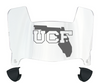 Central Florida Knights Mini Football Helmet Visor Shield w/ Clips - PICK VISOR & LOGO COLOR