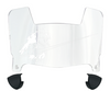 Central Florida Knights Mini Football Helmet Visor Shield w/ Clips - PICK VISOR & LOGO COLOR
