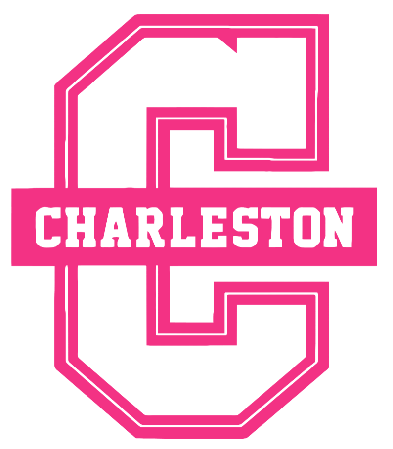 Charleston Cougars HOT PINK Team Logo Premium DieCut Vinyl Decal PICK SIZE