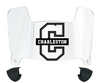 Charleston Cougars Mini Football Helmet Visor Shield w/ Clips - PICK VISOR & LOGO COLOR