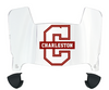 Charleston Cougars Mini Football Helmet Visor Shield w/ Clips - PICK VISOR & LOGO COLOR