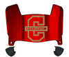 Charleston Cougars Mini Football Helmet Visor Shield w/ Clips - PICK VISOR & LOGO COLOR