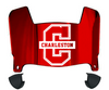 Charleston Cougars Mini Football Helmet Visor Shield w/ Clips - PICK VISOR & LOGO COLOR