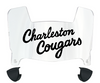 Charleston Cougars Mini Football Helmet Visor Shield w/ Clips - PICK VISOR & LOGO COLOR