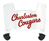 Charleston Cougars Mini Football Helmet Visor Shield w/ Clips - PICK VISOR & LOGO COLOR