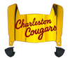 Charleston Cougars Mini Football Helmet Visor Shield w/ Clips - PICK VISOR & LOGO COLOR