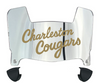 Charleston Cougars Mini Football Helmet Visor Shield w/ Clips - PICK VISOR & LOGO COLOR