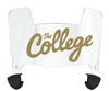 Charleston Cougars Mini Football Helmet Visor Shield w/ Clips - PICK VISOR & LOGO COLOR