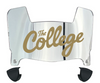 Charleston Cougars Mini Football Helmet Visor Shield w/ Clips - PICK VISOR & LOGO COLOR