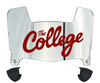 Charleston Cougars Mini Football Helmet Visor Shield w/ Clips - PICK VISOR & LOGO COLOR