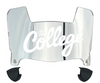 Charleston Cougars Mini Football Helmet Visor Shield w/ Clips - PICK VISOR & LOGO COLOR