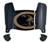 Charleston Cougars Mini Football Helmet Visor Shield w/ Clips - PICK VISOR & LOGO COLOR