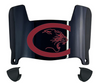 Charleston Cougars Mini Football Helmet Visor Shield w/ Clips - PICK VISOR & LOGO COLOR