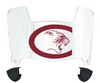 Charleston Cougars Mini Football Helmet Visor Shield w/ Clips - PICK VISOR & LOGO COLOR