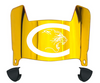 Charleston Cougars Mini Football Helmet Visor Shield w/ Clips - PICK VISOR & LOGO COLOR