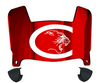 Charleston Cougars Mini Football Helmet Visor Shield w/ Clips - PICK VISOR & LOGO COLOR