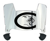 Charleston Cougars Mini Football Helmet Visor Shield w/ Clips - PICK VISOR & LOGO COLOR