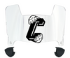 Charleston Cougars Mini Football Helmet Visor Shield w/ Clips - PICK VISOR & LOGO COLOR