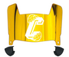 Charleston Cougars Mini Football Helmet Visor Shield w/ Clips - PICK VISOR & LOGO COLOR