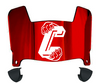 Charleston Cougars Mini Football Helmet Visor Shield w/ Clips - PICK VISOR & LOGO COLOR