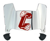 Charleston Cougars Mini Football Helmet Visor Shield w/ Clips - PICK VISOR & LOGO COLOR