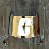 Charlotte 49ers Mini Football Helmet Visor Shield Silver Chrome Mirror w/ Clips - PICK LOGO COLOR