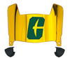 Charlotte 49ers Mini Football Helmet Visor Shield w/ Clips - PICK VISOR & LOGO COLOR