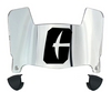 Charlotte 49ers Mini Football Helmet Visor Shield w/ Clips - PICK VISOR & LOGO COLOR