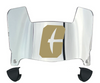 Charlotte 49ers Mini Football Helmet Visor Shield w/ Clips - PICK VISOR & LOGO COLOR