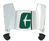 Charlotte 49ers Mini Football Helmet Visor Shield w/ Clips - PICK VISOR & LOGO COLOR