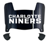 Charlotte 49ers Mini Football Helmet Visor Shield w/ Clips - PICK VISOR & LOGO COLOR