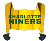 Charlotte 49ers Mini Football Helmet Visor Shield w/ Clips - PICK VISOR & LOGO COLOR