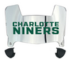 Charlotte 49ers Mini Football Helmet Visor Shield w/ Clips - PICK VISOR & LOGO COLOR