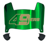 Charlotte 49ers Mini Football Helmet Visor Shield w/ Clips - PICK VISOR & LOGO COLOR