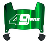 Charlotte 49ers Mini Football Helmet Visor Shield w/ Clips - PICK VISOR & LOGO COLOR