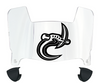 Charlotte 49ers Mini Football Helmet Visor Shield w/ Clips - PICK VISOR & LOGO COLOR