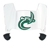 Charlotte 49ers Mini Football Helmet Visor Shield w/ Clips - PICK VISOR & LOGO COLOR