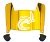Charlotte 49ers Mini Football Helmet Visor Shield w/ Clips - PICK VISOR & LOGO COLOR