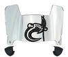 Charlotte 49ers Mini Football Helmet Visor Shield w/ Clips - PICK VISOR & LOGO COLOR