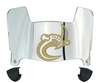 Charlotte 49ers Mini Football Helmet Visor Shield w/ Clips - PICK VISOR & LOGO COLOR