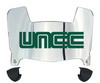 Charlotte 49ers Mini Football Helmet Visor Shield w/ Clips - PICK VISOR & LOGO COLOR