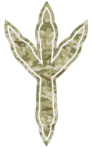 Chattanooga Mocs Alternate Logo Salute to Service Camouflage Camo Vinyl Decal PICK SIZE