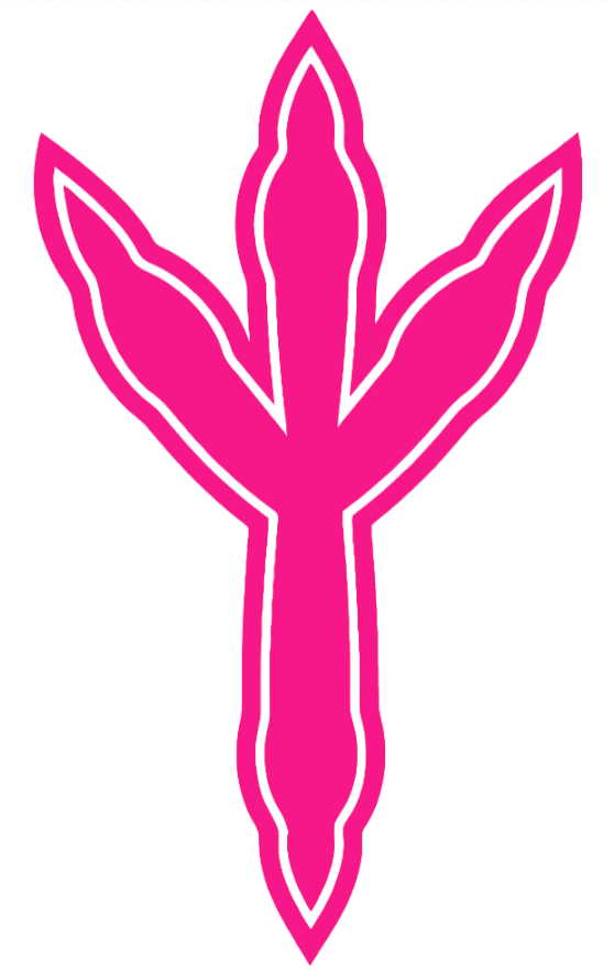 Chattanooga Mocs Hot Pink Alternate Logo Premium DieCut Vinyl Decal PICK SIZE
